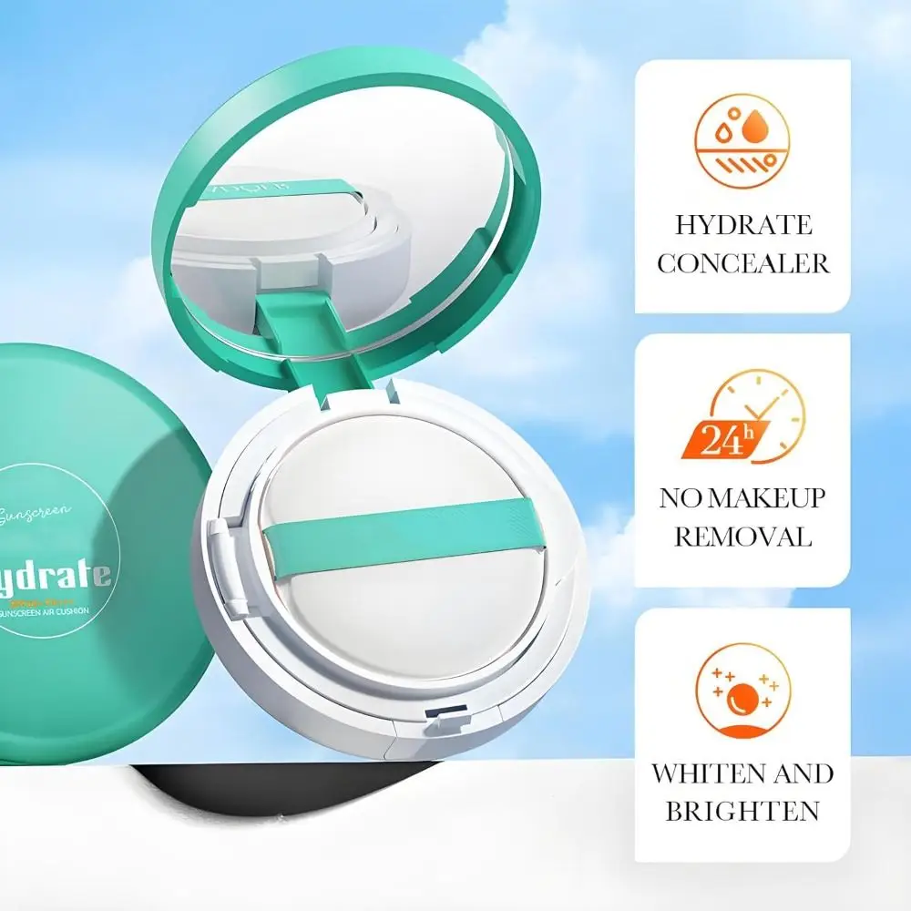 Facial Tinted Sunscreen SPF60 Sun Cushion Oil-Free Moisturizing & Soothing Face BB Cream Long-Lasting Natural Dewy 3 S18d74d4b236a4974881e766b567a1d4bH