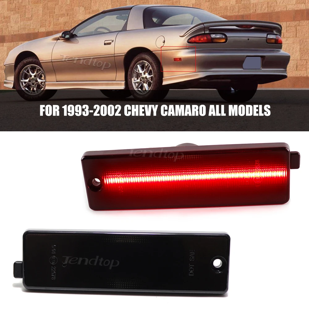 

Полный красный дневной свет, задний бампер, боковые габаритные огни, указатели поворота, лампа указателя поворота для 1993-2002 Chevy Camaro, аксессуары OEM
