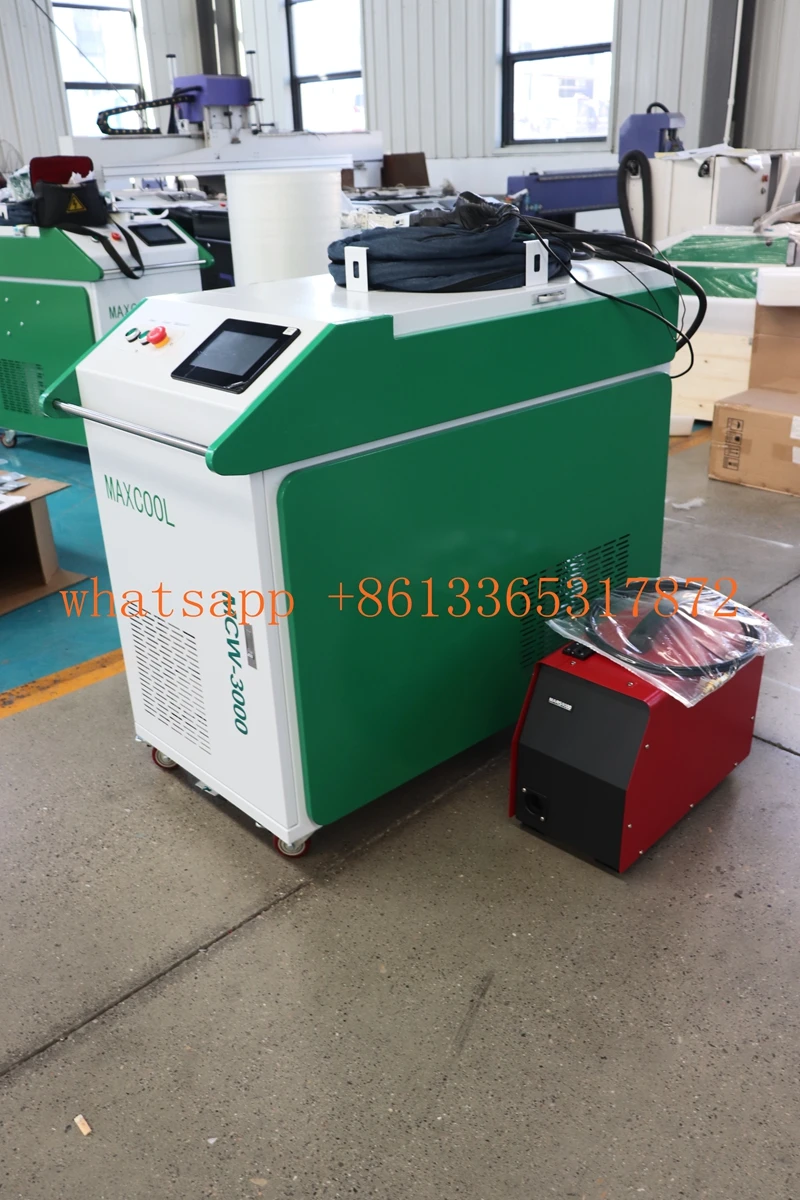 

1500 2000 3000 Watt 2 Wire Fiber Laser Lazer Paint Removal And Welder 3in1 Weld Cleaning Machine With Auto Feeder