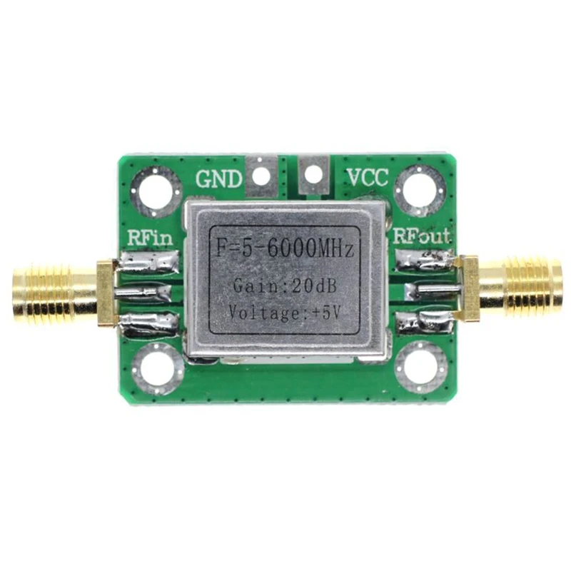 5M-6GHz RF усилитель с низким уровнем шума получает 20dB широкополосный усилитель сигнальный приемник
5M-6GHz RF усилитель с низким уровнем шума получает 20dB широкополосный усилитель сигнальный приемник