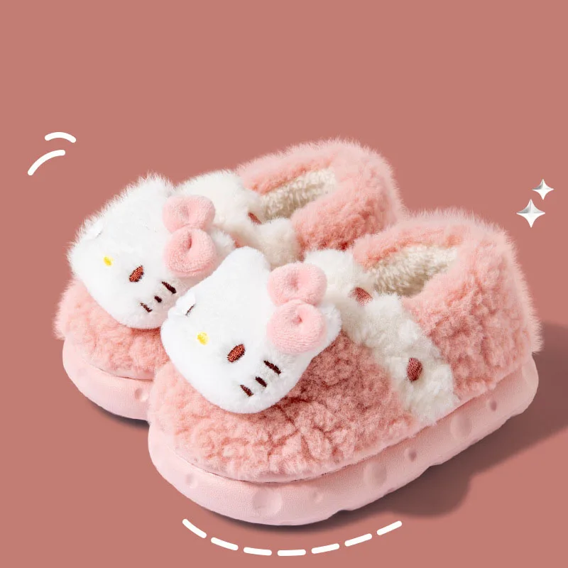 Kawaii Anime Sanrio Slippers Hellokitty Mymelody Cinnamoroll Kuromi Beauty Indoor Warm Plush Cotton Slippers Anti-Slip Winter
Kawaii Anime Sanrio Slippers Hellokitty Mymelody Cinnamoroll Kuromi Beauty Indoor Warm Plush Cotton Slippers Anti-Slip Winter
