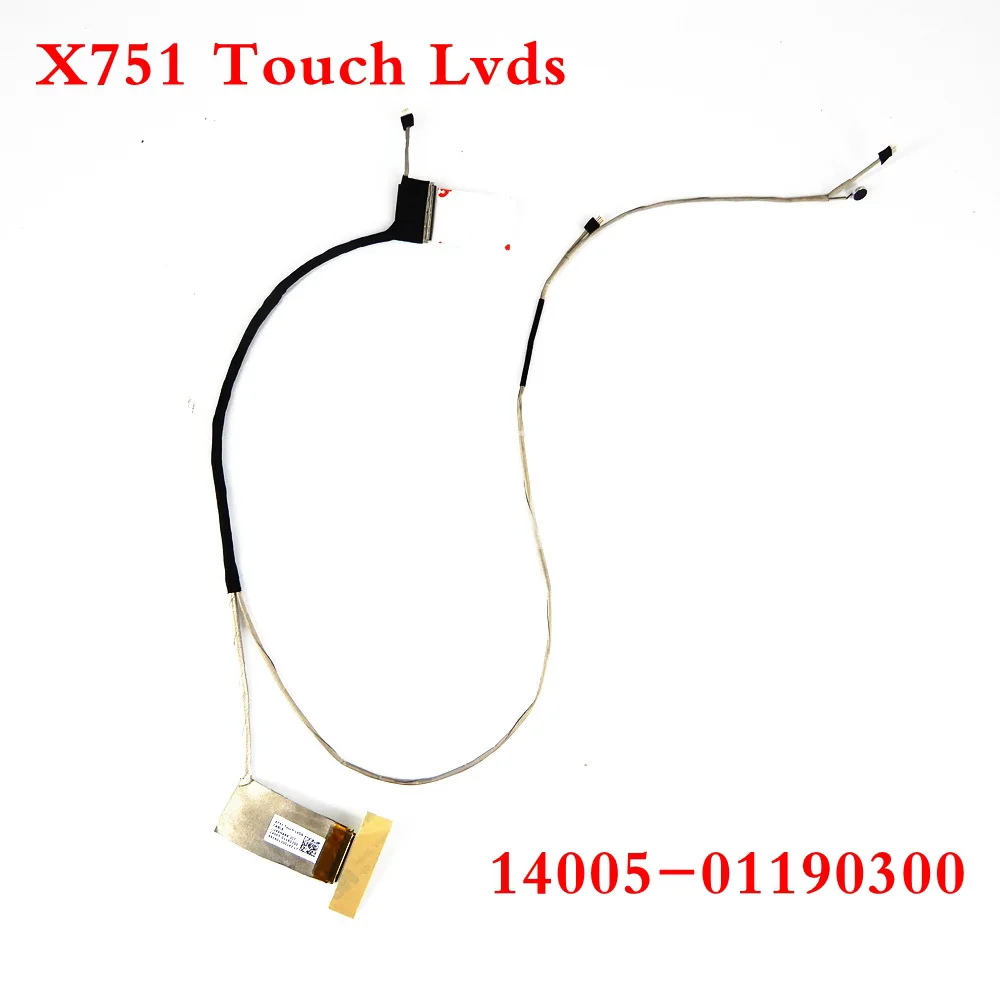 X751 For X751 X751LD X751L LN LX X751MA F751 Laptop screen line cable P/N 14005-01190300 Video Flex Cable
X751 For X751 X751LD X751L LN LX X751MA F751 Laptop screen line cable P/N 14005-01190300 Video Flex Cable