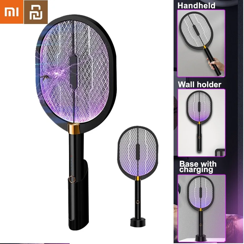 Светодиодная Электронная ловушка для насекомых Xiaomi Youpin 3 в 1 3000 В зарядка через USB |