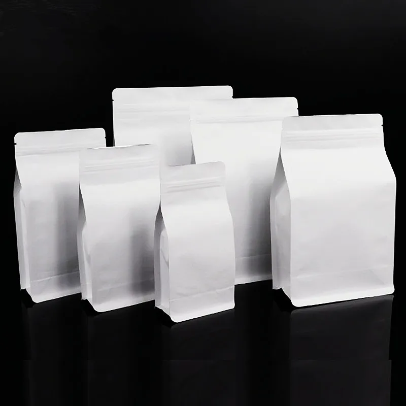 50PCS 3D Stand Up White Paper + Foil Inlay Ziplock Bag Resealable Xmas Snack Coffee Cereals Tea Sugar Chocolate Gifts Pouches
50PCS 3D Stand Up White Paper + Foil Inlay Ziplock Bag Resealable Xmas Snack Coffee Cereals Tea Sugar Chocolate Gifts Pouches