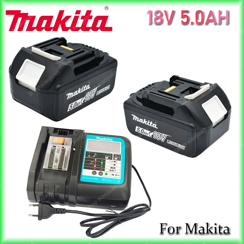 Makita-100% Original Rechargeable Power Tool Battery, Replaceable LED Lithium-ion, 5.0 Ah 18V LXT BL1860B BL1860BL1850
Makita-100% Original Rechargeable Power Tool Battery, Replaceable LED Lithium-ion, 5.0 Ah 18V LXT BL1860B BL1860BL1850