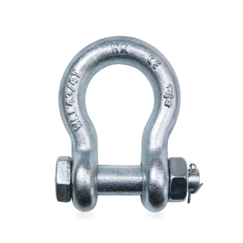 Bow Shaped Shackle Lifting Clip Snap Ring Galvanized Lifting Accessory External Nut
Bow Shaped Shackle Lifting Clip Snap Ring Galvanized Lifting Accessory External Nut
