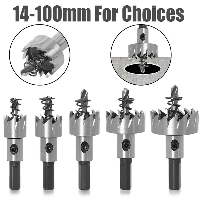 HSS 4341 High Quality 14-100mm High Speed Steel Drill Bit HSS Hole Saw Stainless Steel Metal Aluminum Alloy HOT HSS Drill Bits
HSS 4341 High Quality 14-100mm High Speed Steel Drill Bit HSS Hole Saw Stainless Steel Metal Aluminum Alloy HOT HSS Drill Bits