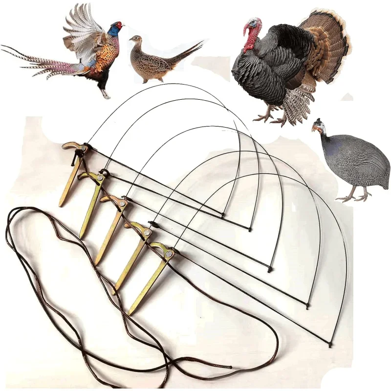 Professional Bird Trap for Chicken Pheasant Wild Duck Partridge Mallard and Other Medium-Sized Birds Tying Birds' feet
Professional Bird Trap for Chicken Pheasant Wild Duck Partridge Mallard and Other Medium-Sized Birds Tying Birds' feet