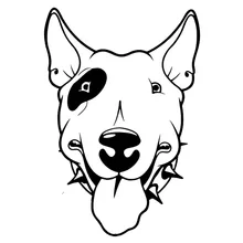 Black/Silver Bull Terrier Dog Car Stickers Creative Vinyl Decal Car Styling Truck Accessories 11.3*16.3CM 
Black/Silver Bull Terrier Dog Car Stickers Creative Vinyl Decal Car Styling Truck Accessories 11.3*16.3CM