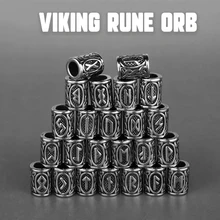 Stainless Steel Viking Rune Beads 6mm Big Hole Futhark Hair Beard Bead Bracelet Small Ornament Making Accessories Wholesale
Stainless Steel Viking Rune Beads 6mm Big Hole Futhark Hair Beard Bead Bracelet Small Ornament Making Accessories Wholesale