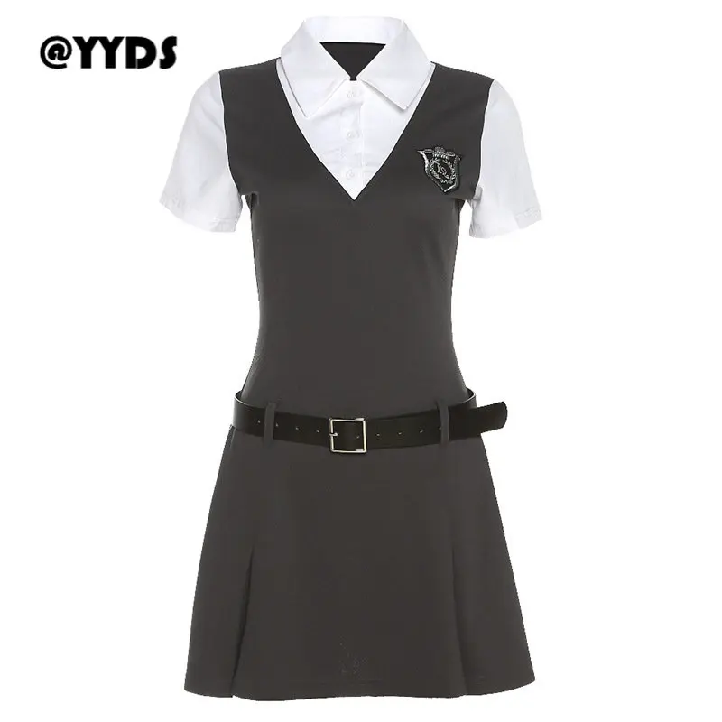 @YYDS Pring and Summer New Women's Grey Slim High Waist Fashion Lapel Short Sleeve Dress Women
@YYDS Pring and Summer New Women's Grey Slim High Waist Fashion Lapel Short Sleeve Dress Women