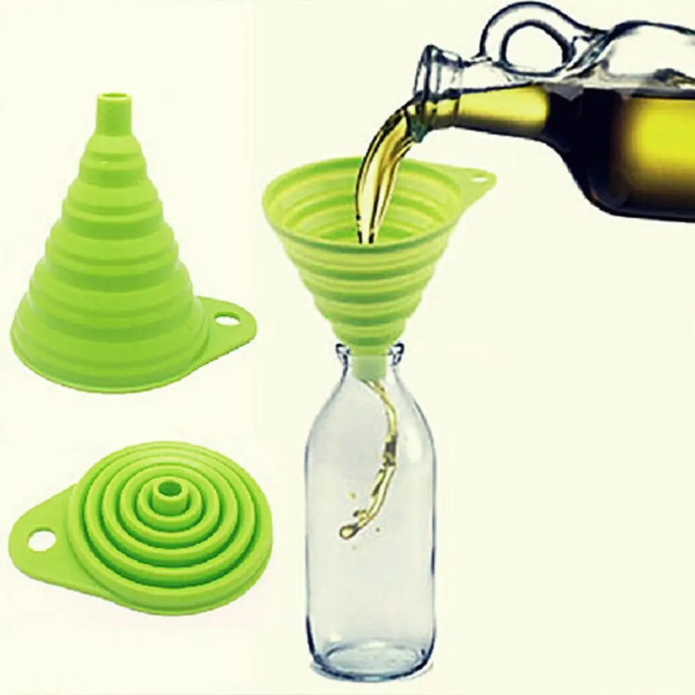 Convenient Practical New Household Collapsible Silica Gel Food-grade Conical Long Neck Kitchen Tool Folding Funnel Liquid
Convenient Practical New Household Collapsible Silica Gel Food-grade Conical Long Neck Kitchen Tool Folding Funnel Liquid