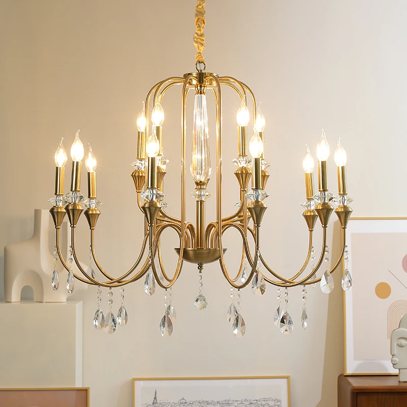 Luxury Crystal Chandelier Lighting Postmodern Living Dining Room Foyer Pendant Lamp Creative Designer Model House Hanging Lights
Luxury Crystal Chandelier Lighting Postmodern Living Dining Room Foyer Pendant Lamp Creative Designer Model House Hanging Lights
