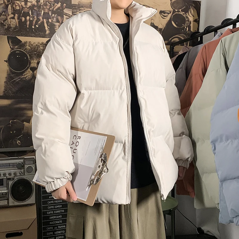 Winter New Coat Waterproof Warm Parka Men Loose Korean Version Solid Color Oversize Zipper Jacket Standing Collar Unisex Coat
Winter New Coat Waterproof Warm Parka Men Loose Korean Version Solid Color Oversize Zipper Jacket Standing Collar Unisex Coat