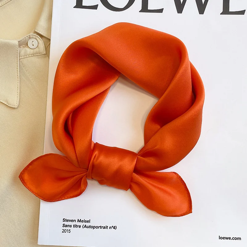 Fashion 100% Real Silk Scarf Women Shawls Wraps for Ladies Neckerchief Foulard Scarves Pashmina Female Shawl Hijab Bandana 2024 14 S18eb3cced55145aea762f46e00d36557c
