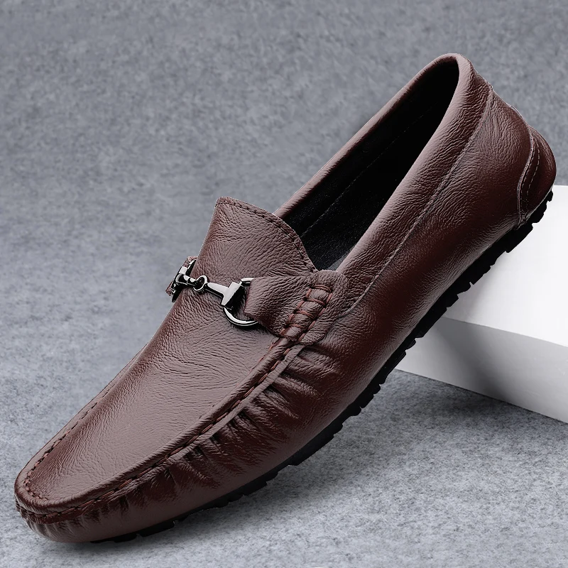 Hot Sale Men's Casual Shoes Brand Summer Men Loafers Handmade Moccasins Breathable Slip on Boat Shoes Comfy Male Driving Shoes
Hot Sale Men's Casual Shoes Brand Summer Men Loafers Handmade Moccasins Breathable Slip on Boat Shoes Comfy Male Driving Shoes
