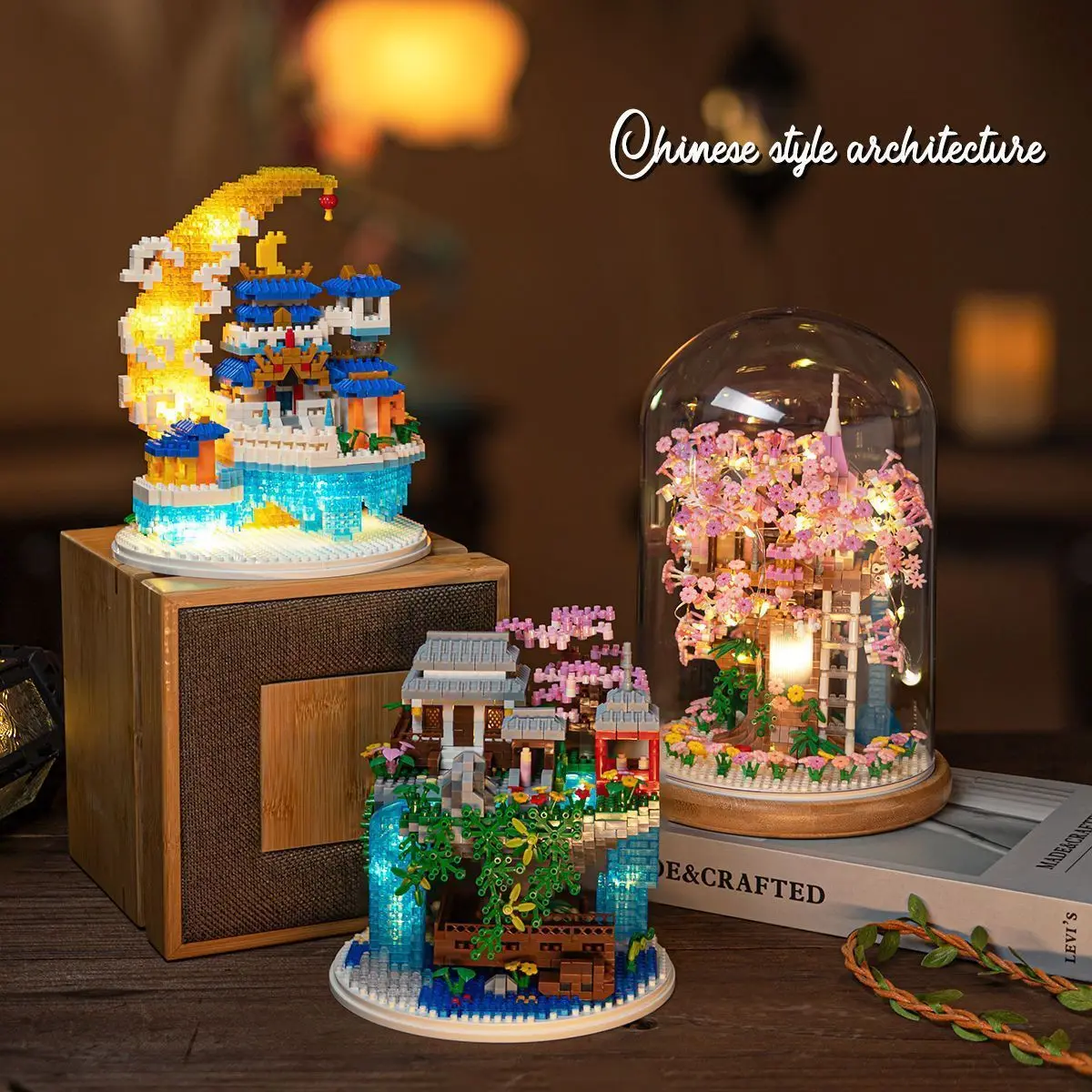 Flower Sakura Tree House Chinese Architecture Constructor set City Building Castle Block Cherry Street View Brick Montessori Toy
Flower Sakura Tree House Chinese Architecture Constructor set City Building Castle Block Cherry Street View Brick Montessori Toy