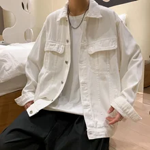 Spring White Denim Jacket Men Fashion Casual Pocket Denim Jackets Mens Streetwear Loose Hip Hop Bomber Jacket Men Outwear S-3XL
Spring White Denim Jacket Men Fashion Casual Pocket Denim Jackets Mens Streetwear Loose Hip Hop Bomber Jacket Men Outwear S-3XL