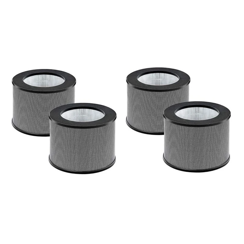 

4Pcs Replacement Filter for TT-AP006 Air Purifier, 3-In-1 H13 True HEPA Filter and Activated Carbon Filter