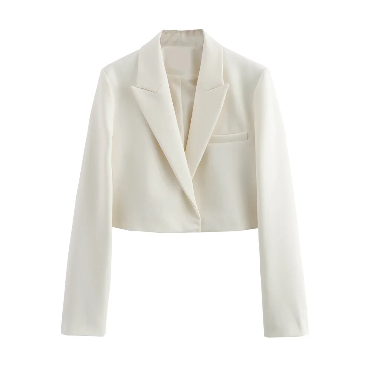Women's 2024 new fashion pocket decoration short single breasted slim fit suit coat retro long sleeved women's coat chic top
Women's 2024 new fashion pocket decoration short single breasted slim fit suit coat retro long sleeved women's coat chic top