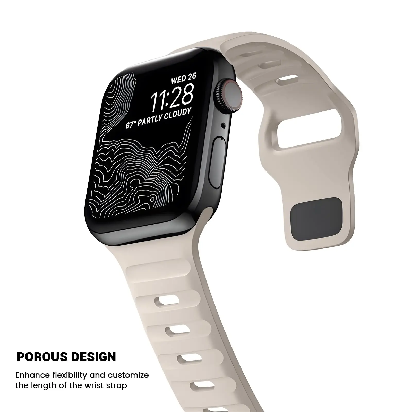 Ремешок спортивный совместимый с Apple Watch Series Ultra SE, мягкий силиконовый браслет для 38 мм, 40 мм, 41 мм, 42 мм, 44 мм, 45 мм, 49 мм
Ремешок спортивный совместимый с Apple Watch Series Ultra SE, мягкий силиконовый браслет для 38 мм, 40 мм, 41 мм, 42 мм, 44 мм, 45 мм, 49 мм