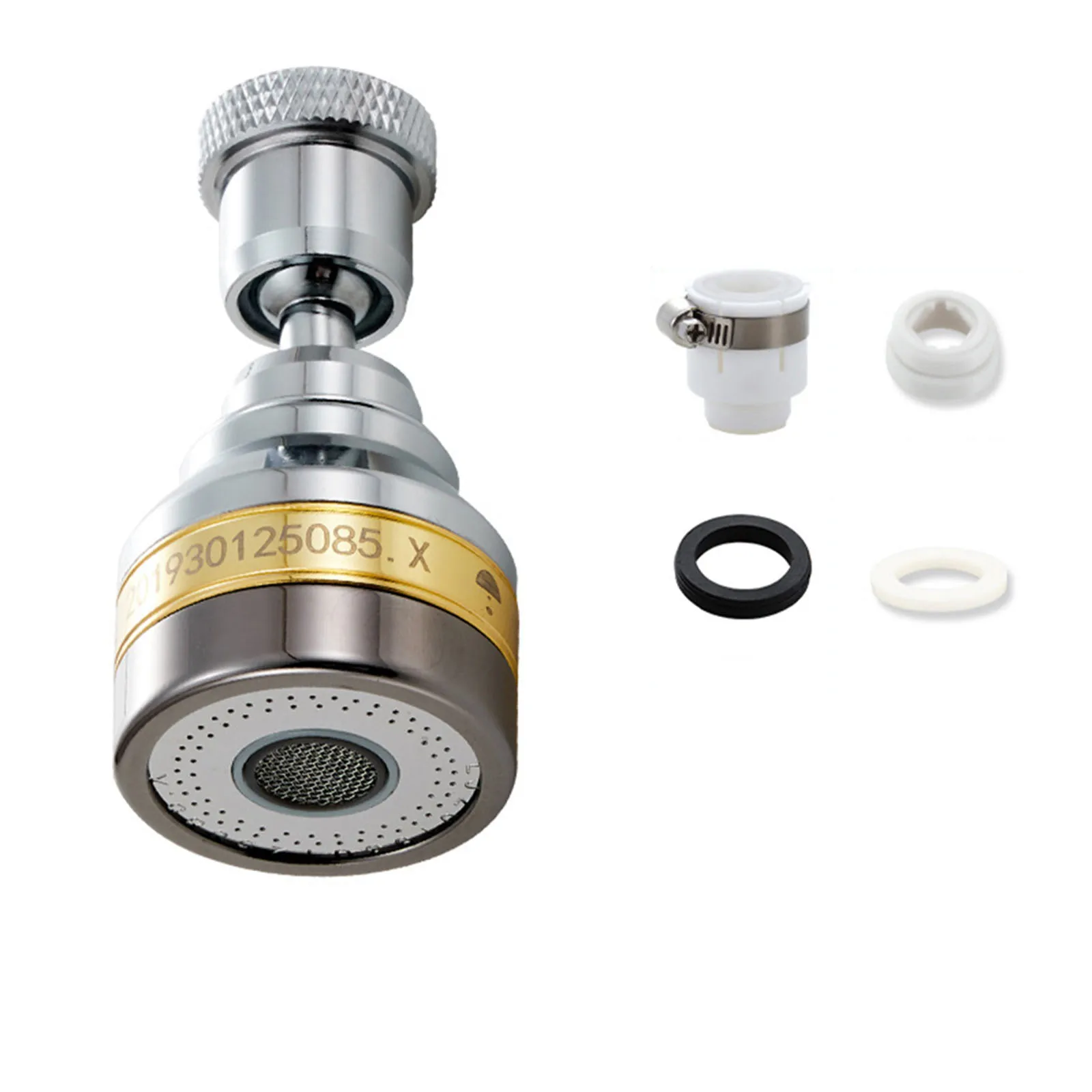 

Rotary Faucet Aerator Universal Booster Extender Faucet 360 Degree Swivel Soft Stream Easy Switching Maximize Efficiency