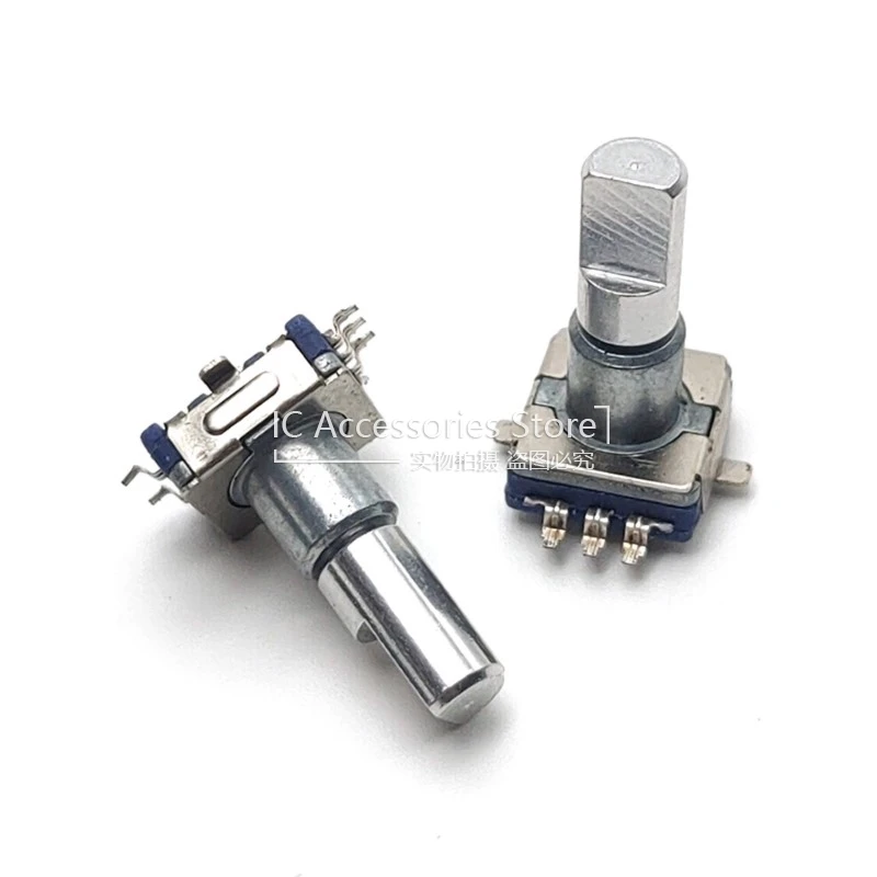 

5PCS EC11S Patch Encoder SMD Infinite Rotary Potentiometer Encoding Switch With Step 30 Points 5 Pin D Shaft 19MM