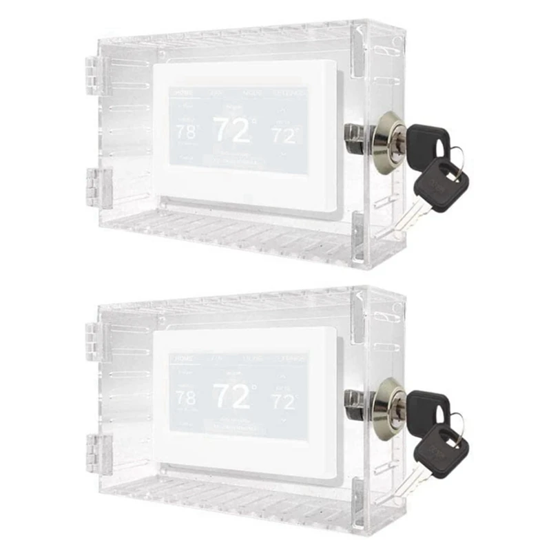 1 Set Universal Thermostat Lock Box With Key Clear Thermostat Cover For Thermostat On Wall Clear Thermostat Lock Box
1 Set Universal Thermostat Lock Box With Key Clear Thermostat Cover For Thermostat On Wall Clear Thermostat Lock Box