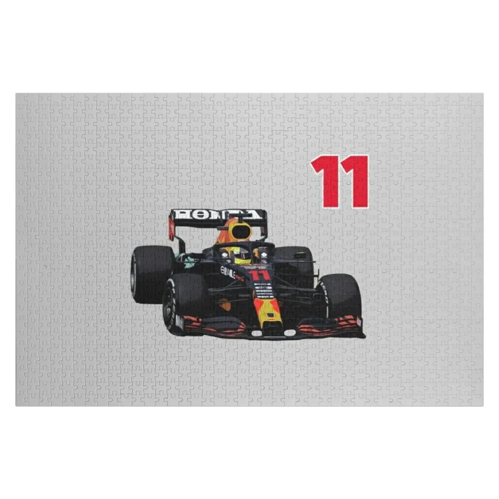 

Sergio Checo Pérez F1 Car 11 Jigsaw Puzzle Wooden Jigsaws For Adults With Personalized Photo Custom Personalised Puzzle