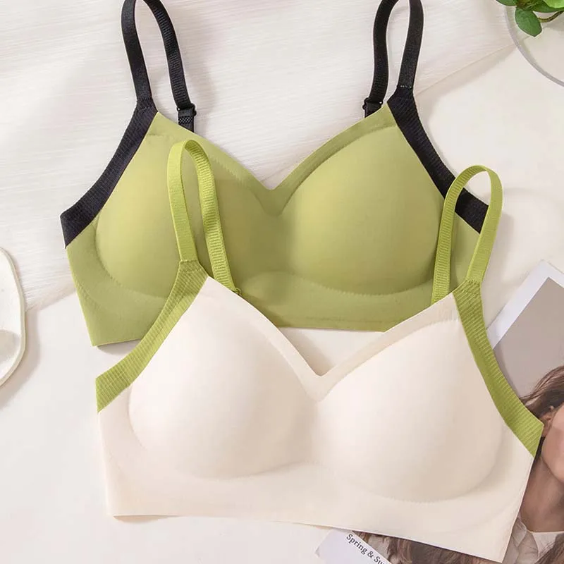 Roseheart For Women Pink Green Wireless Padded Female Bralette Sexy Lingerie Bralette Underwear A B Seamless One-Piece Bras
Roseheart For Women Pink Green Wireless Padded Female Bralette Sexy Lingerie Bralette Underwear A B Seamless One-Piece Bras