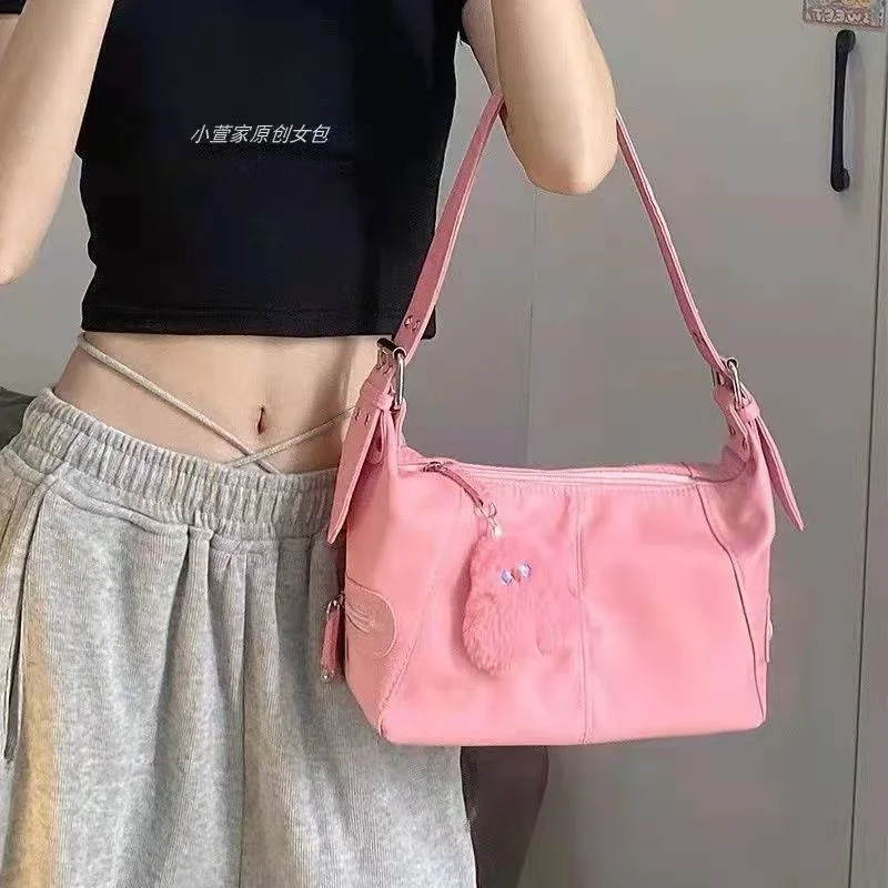 Fashion Tote Women Shoulder Underarm Bags Casual Ladies Pink Small Pouch Purses Zipper Clutch Handbags Elegant Nylon Hobo Bag
Fashion Tote Women Shoulder Underarm Bags Casual Ladies Pink Small Pouch Purses Zipper Clutch Handbags Elegant Nylon Hobo Bag