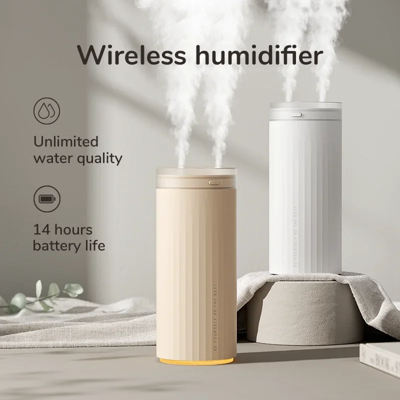 

Small Humidifiers 500ml Desk Humidifier Night Light Function Quiet Operation Electric Aroma Diffuser Air Car Humidifier