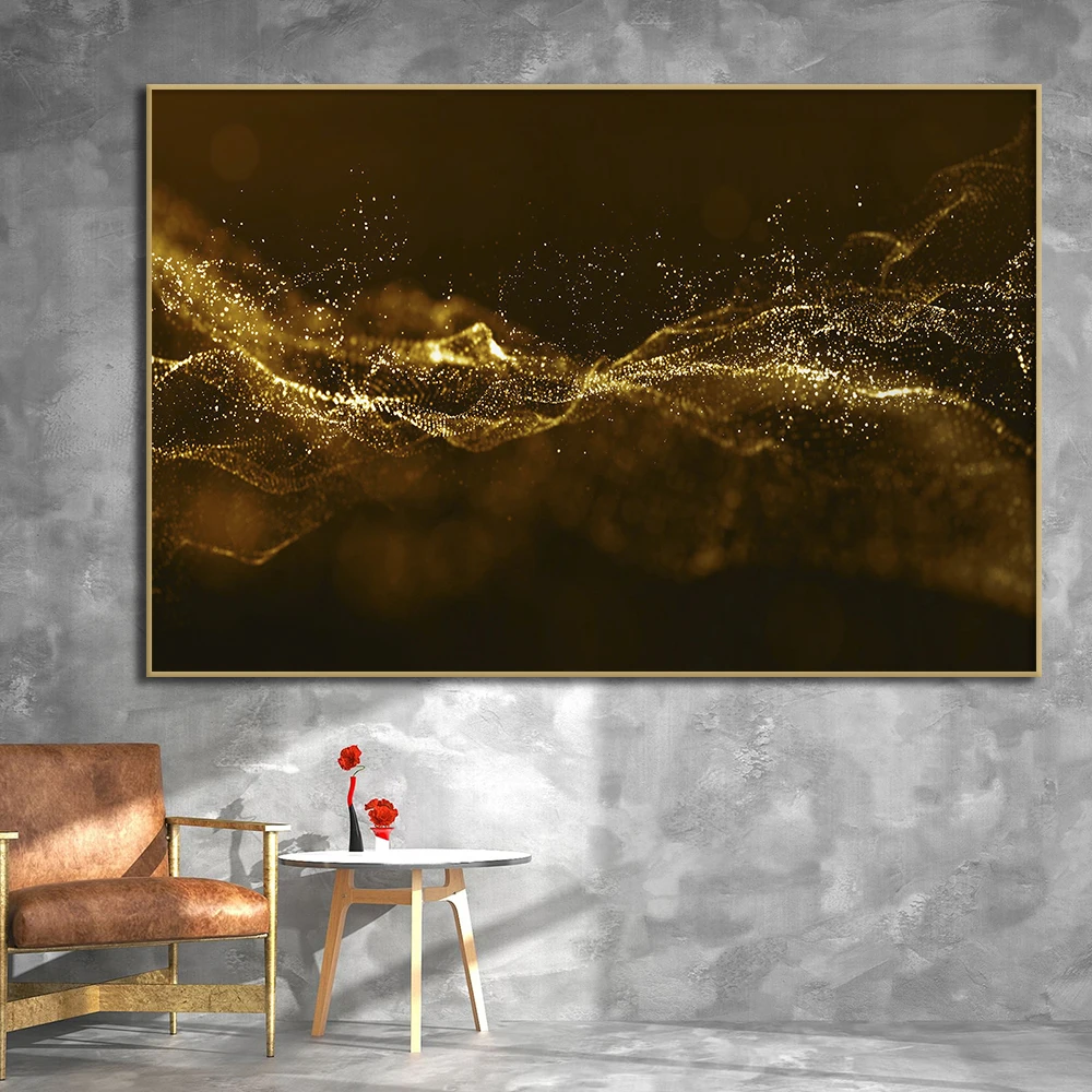 Black And Golden Shimmery Poster Modern Luxury Wall Art Canvas Poster Abstract Picture Print for Living Room Home Decor Cuadros
Black And Golden Shimmery Poster Modern Luxury Wall Art Canvas Poster Abstract Picture Print for Living Room Home Decor Cuadros
