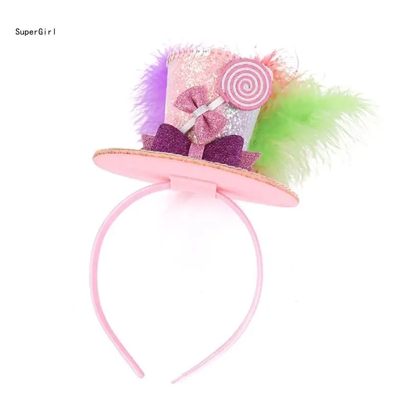 Colorful Party Hat Headband for Adult Kids with Feathers Fun Carnivals Party Headhoop Halloween Costume Accessories
Colorful Party Hat Headband for Adult Kids with Feathers Fun Carnivals Party Headhoop Halloween Costume Accessories