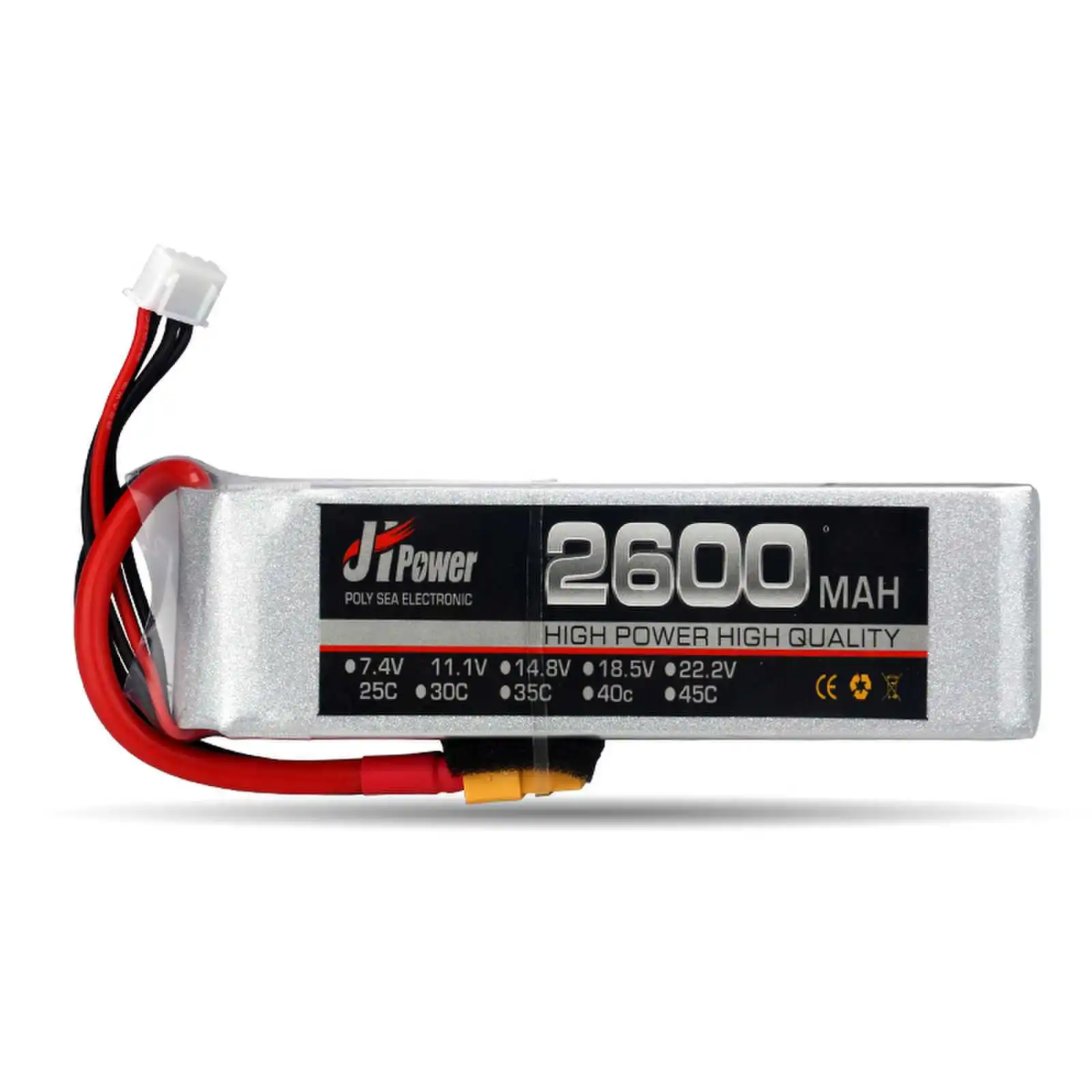 JH Power 2S 3S 4S 5S 6S RC LiPo Battery 7.4V 11.1V 14.8V 18.5V 22.2V 2600mAh 25C 35C 60C for RC Car Helicopter Boat RC Drone
JH Power 2S 3S 4S 5S 6S RC LiPo Battery 7.4V 11.1V 14.8V 18.5V 22.2V 2600mAh 25C 35C 60C for RC Car Helicopter Boat RC Drone