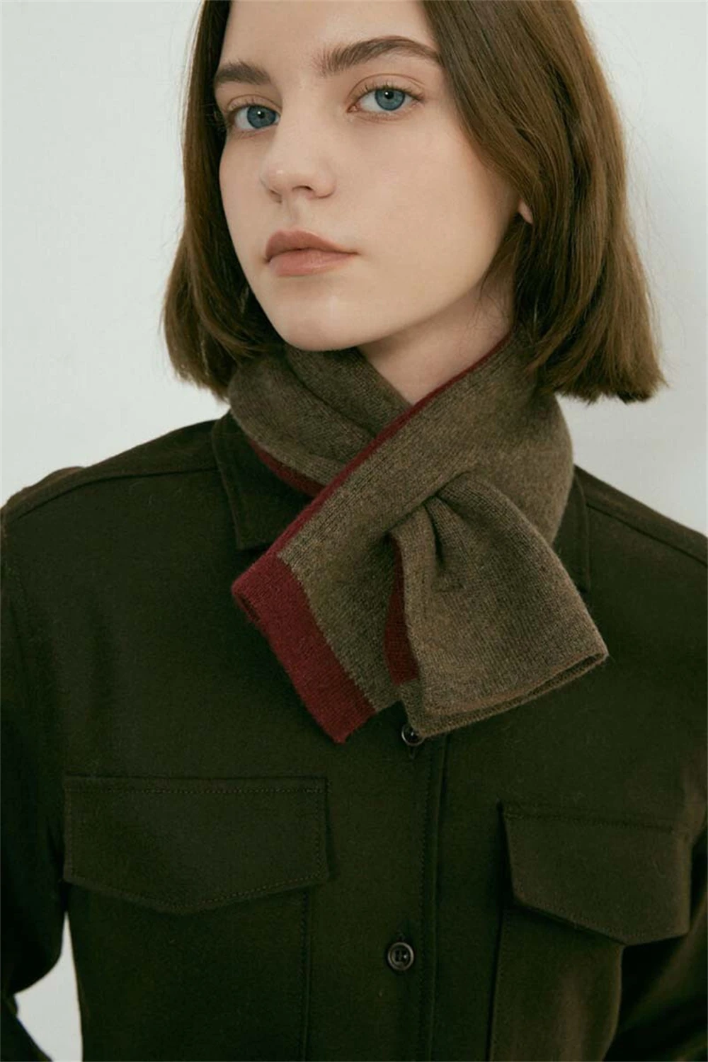 Korean Cross Knitted Scarf Women‘s Double-sided Neck Wraps Winter Soft Patchwork Scarves Lady Bufandas Muffler Foulard Christmas 16 Mallzona S19008ed18a8e442ea49c6278fe1f228fM Korean Cross Knitted Scarf Women‘s Double-sided Neck Wraps Winter Soft Patchwork Scarves Lady Bufandas Muffler Foulard Christmas Mallzona