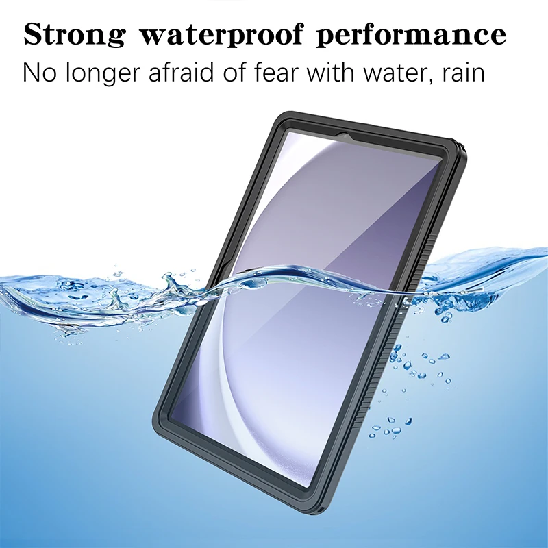 

IP68 Waterproof Case For Samsung Galaxy Tab A9 Plus 2023 11inch Cover coque Strong Drop Resistance Rugged 360 Armored Protection