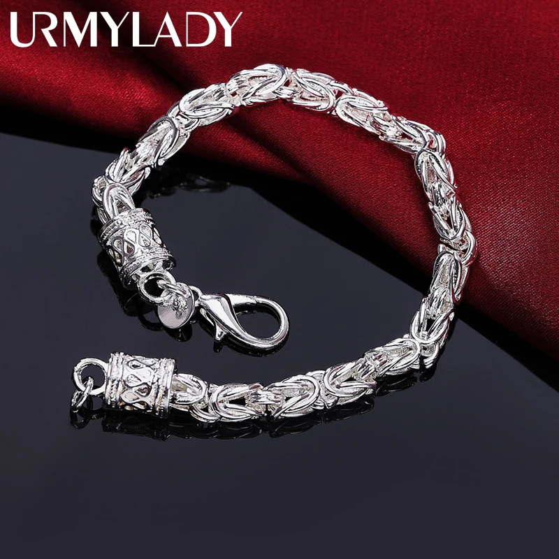 High quality 925 sterling silver Bracelet for woman man luxury Wedding party Christmas Gifts fashion fine Jewelry temperament
High quality 925 sterling silver Bracelet for woman man luxury Wedding party Christmas Gifts fashion fine Jewelry temperament