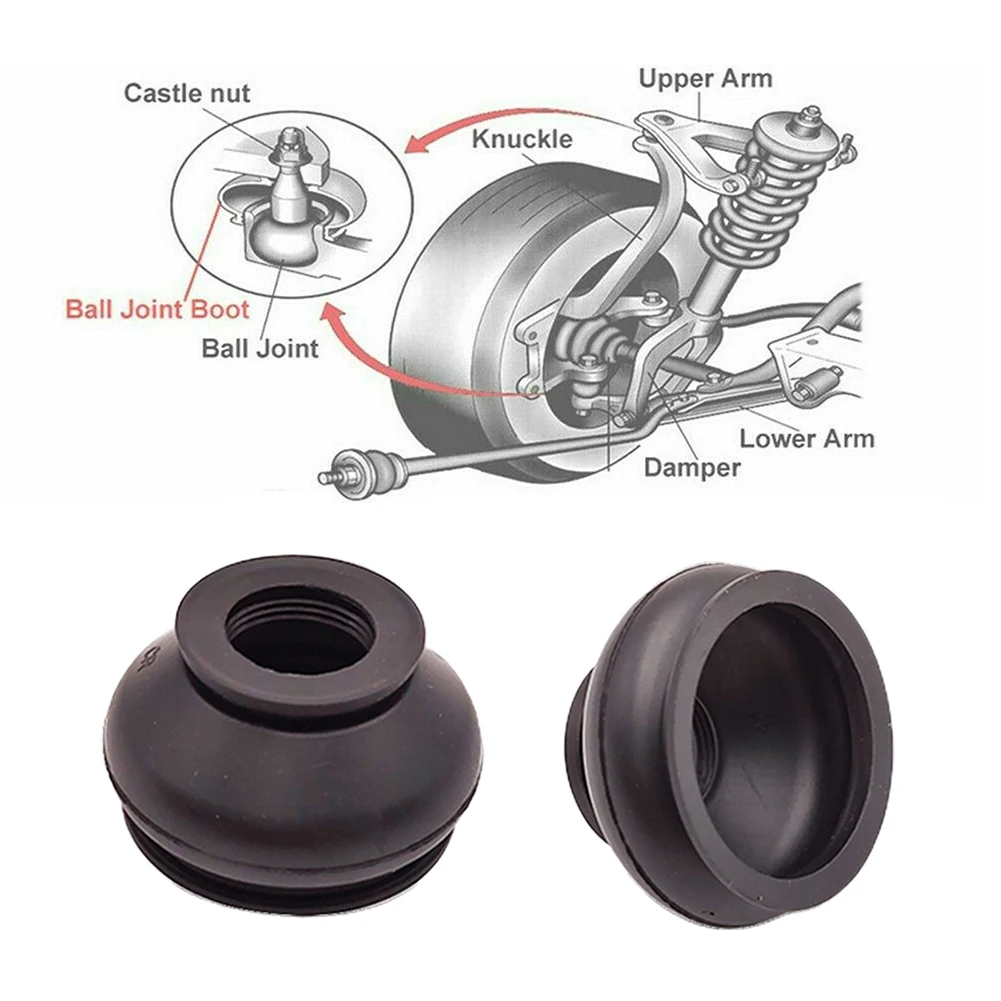 Universal Newest 2pcs High Quality Rubber Dust Cover And Ball Joint Boots Track Rod End Car Accessories Car Interior
Universal Newest 2pcs High Quality Rubber Dust Cover And Ball Joint Boots Track Rod End Car Accessories Car Interior