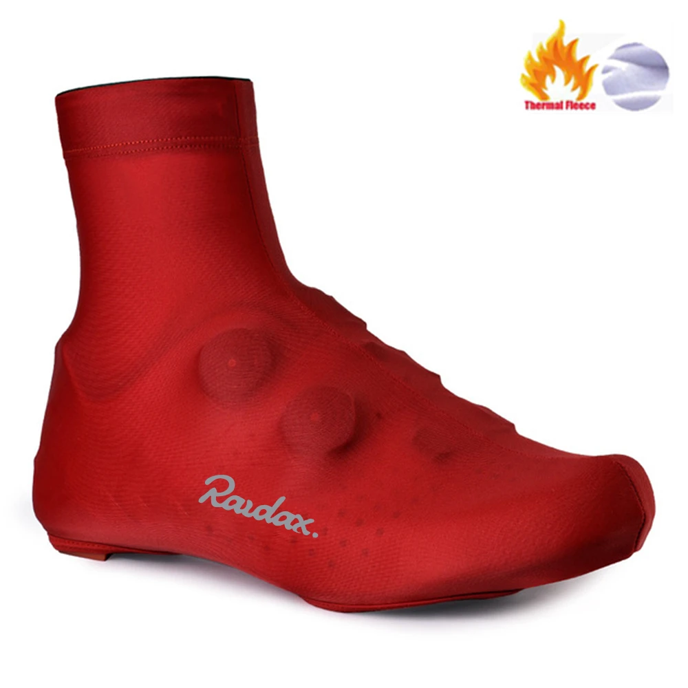 

2023 Raudax Winter Thermal Fleece Cycling Shoe Cover Sport Man's MTB Bike Shoes Covers Women Bicycle Overshoes Cubre Ciclismo