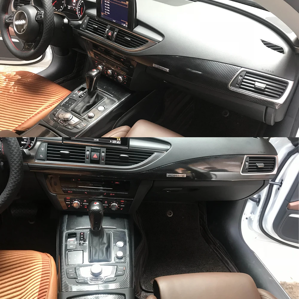 Car-Styling 3D/5D Carbon Fiber Car Interior Center Console Color Change Molding Sticker Decals For Audi A7 2011-2018
Car-Styling 3D/5D Carbon Fiber Car Interior Center Console Color Change Molding Sticker Decals For Audi A7 2011-2018