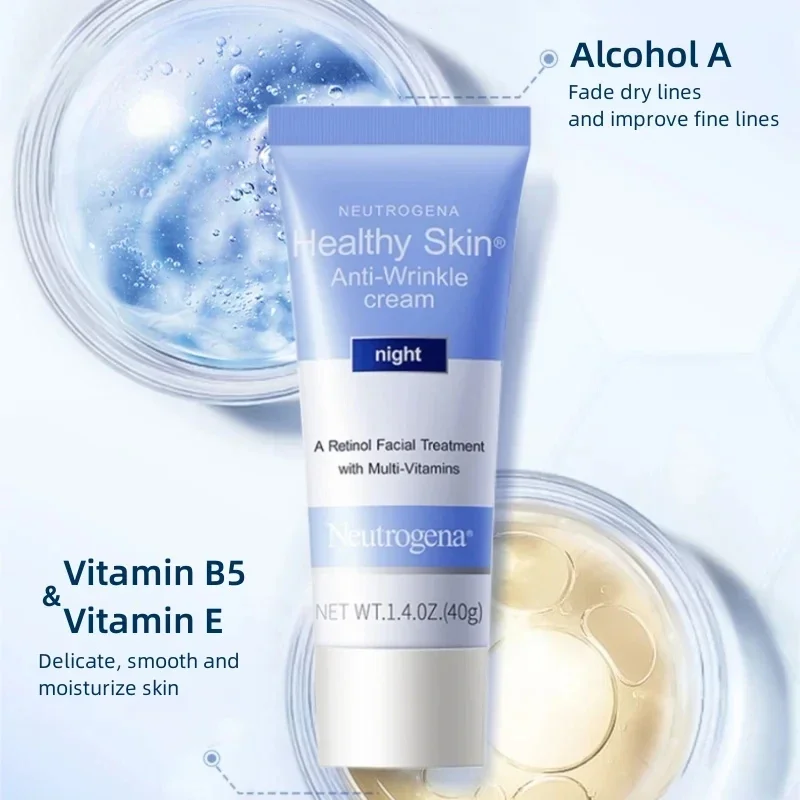 Neutrogena Retinol Night Cream With Alcohol A Anti-aging Anti-wrinkle Facial Cream Moisturizing Firming Smoothing Skin 40g
Neutrogena Retinol Night Cream With Alcohol A Anti-aging Anti-wrinkle Facial Cream Moisturizing Firming Smoothing Skin 40g