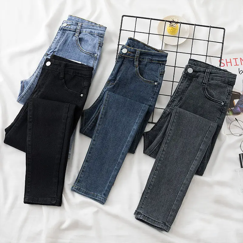 Large Size Stretch Jeans For Women Spring Autumn Wild Skinny Pencil Pants Ladies High Waist Slim Denim Pants Streetwear Trousers
Large Size Stretch Jeans For Women Spring Autumn Wild Skinny Pencil Pants Ladies High Waist Slim Denim Pants Streetwear Trousers