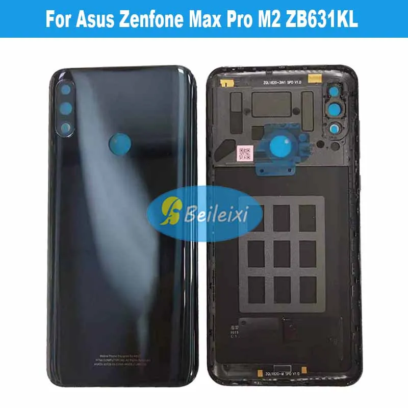 

For Asus Zenfone Max Pro M2 ZB631KL Battery Back Cover Rear Door Panel Housing Protective Case Durable Back Cover