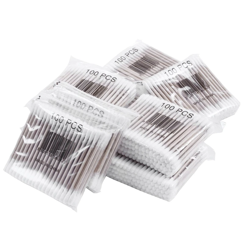 

1600Pcs Disposable Cotton Swabs Bamboo Cotton Buds Cotton Swabs Ear Cleaning Wood Sticks Makeup Health Tools Tampons