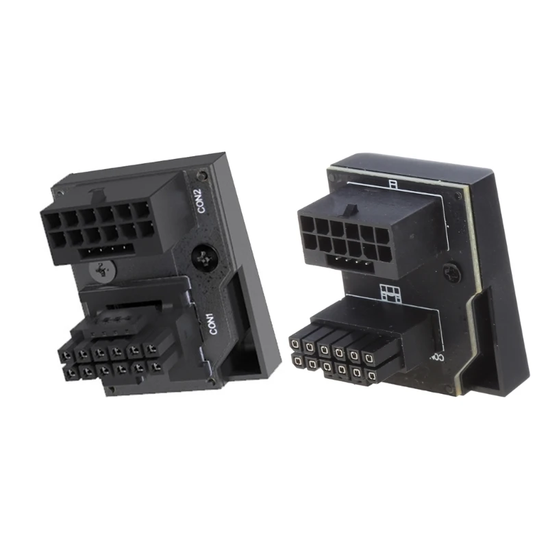 ATX 16 Pin Female Pin Male 180 Degree Angled Adapter, GPU Cable Connector 
ATX 16 Pin Female Pin Male 180 Degree Angled Adapter, GPU Cable Connector