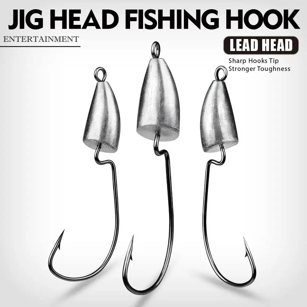 5pcs/Lot 5g 7g10g 14g Crank Jig Head Carbon Steel Hook Weedless Offset Worm Fishing Hook Lure Texas Rigs Accessories
5pcs/Lot 5g 7g10g 14g Crank Jig Head Carbon Steel Hook Weedless Offset Worm Fishing Hook Lure Texas Rigs Accessories
