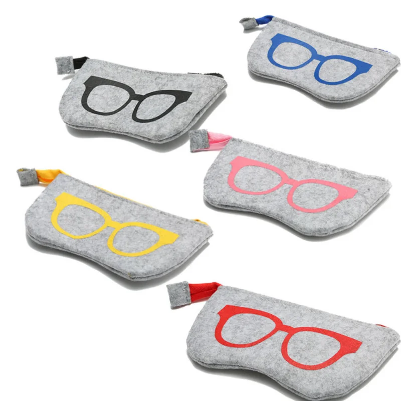 Portable Eyeglasses Bag Case Soft Felt Zipper Glasses Purse Bag Makeup Storage Pouch Sunglasses Storage Bag
Portable Eyeglasses Bag Case Soft Felt Zipper Glasses Purse Bag Makeup Storage Pouch Sunglasses Storage Bag