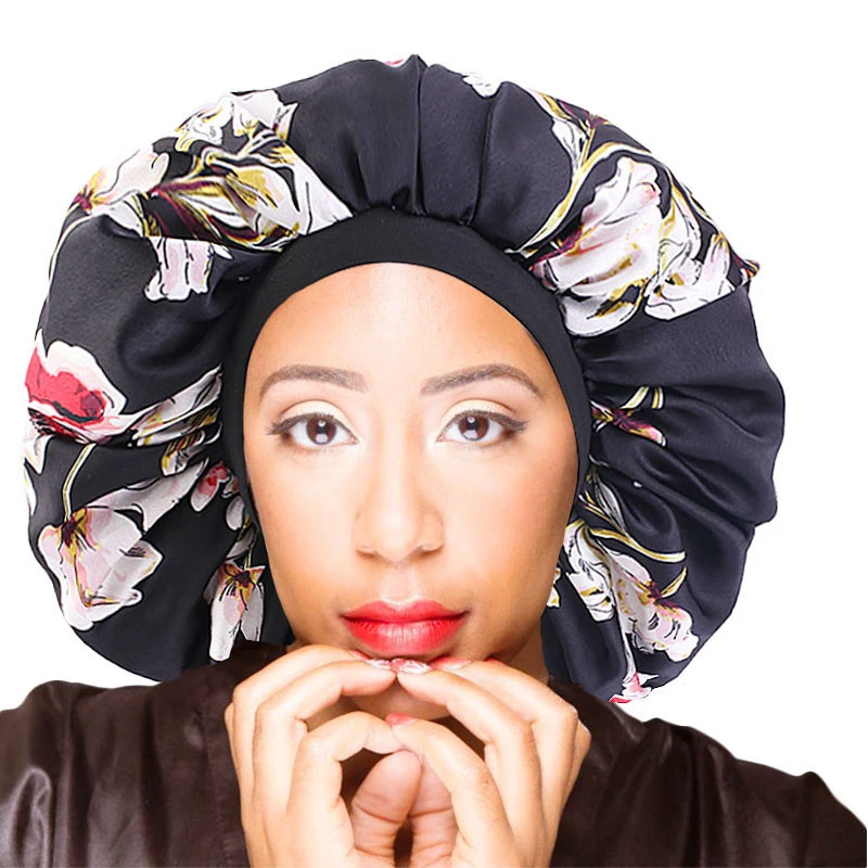 Extra Large Satin Silky Bonnet Sleep Cap with Premium Elastic Band For Women Solid Color Head Wrap Brimmed Nightcap Wholesale
Extra Large Satin Silky Bonnet Sleep Cap with Premium Elastic Band For Women Solid Color Head Wrap Brimmed Nightcap Wholesale