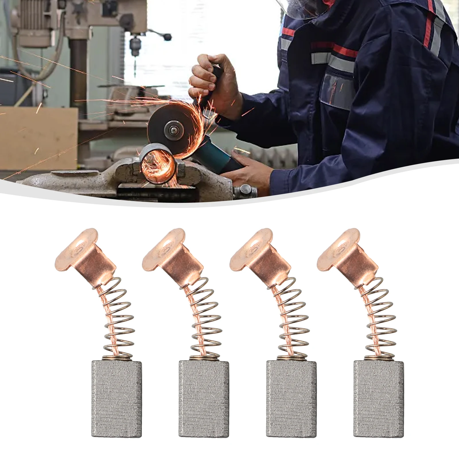 Angle Grinder Carbon Brushes Replacement Poor Motor Repair 12mm X 8mm X 5mm Brush Wear New Practical
Angle Grinder Carbon Brushes Replacement Poor Motor Repair 12mm X 8mm X 5mm Brush Wear New Practical